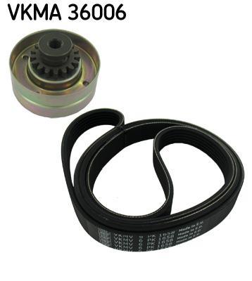 Kit de courroie d'accessoire (Courroie d’alternateur) SKF VKMA 36006